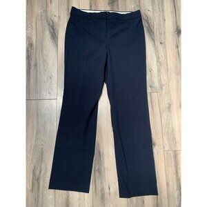 Talbots Women’s 8 Navy Straight Leg Chino Dress Pants CA23147 JO3069 Polyester B